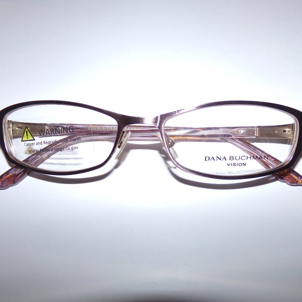 LAUREL CANYON Dana Buchman Eyeglass Frames Rose 51 & 53 NWOT